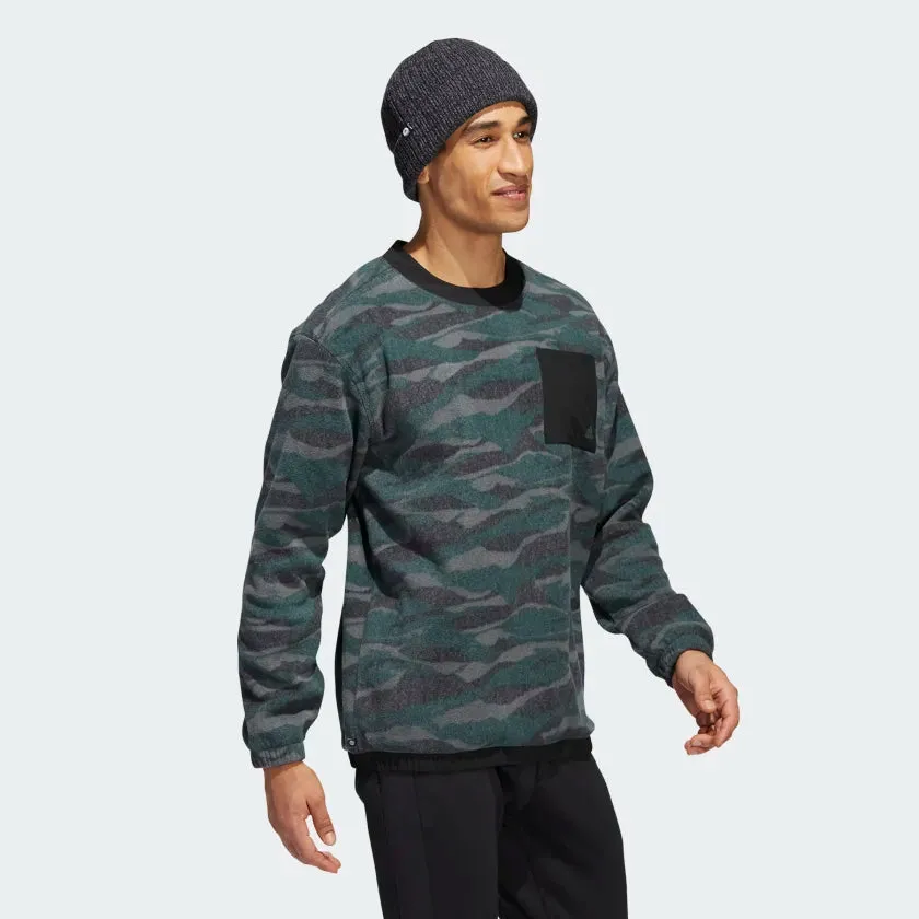 Adidas Texture-Print Crewneck Sweatshirt