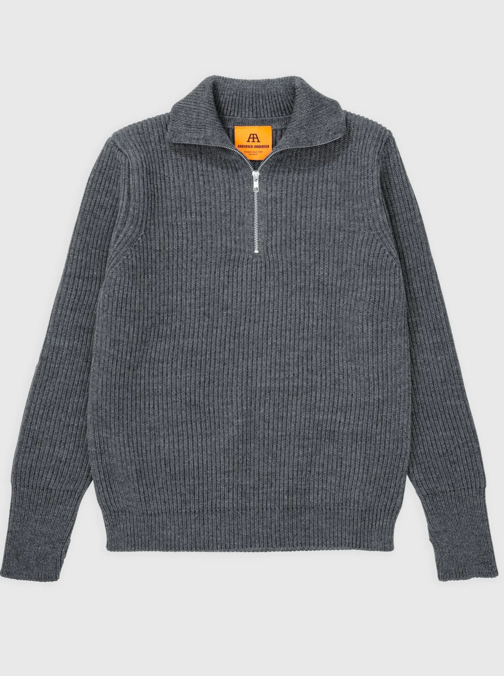 Andernsen-Andersen, Navy Half-Zip, Grey