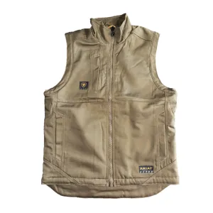 Ariat Men's Rebar Dura Canvas Field Khaki Vest 10047848