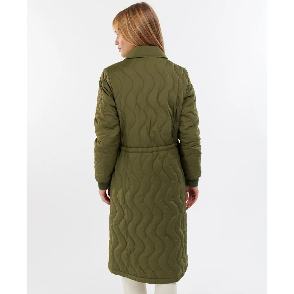 Barbour Astley Ladies Quilted Coat - Dark Moss