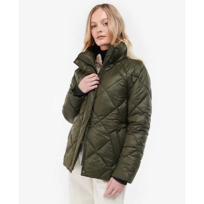 Barbour Hoxa Ladies Quilted Jacket - Sage/Ancient