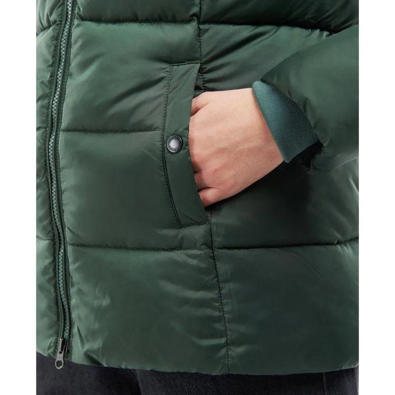 Barbour Midhurst Ladies Quilted Faux Fur Hood Jacket - Alchemy Green