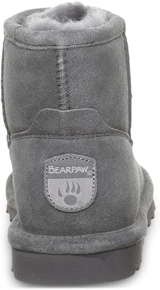 Bearpaw Women's Alyssa Short Fur Boot - Charcoal 2130W