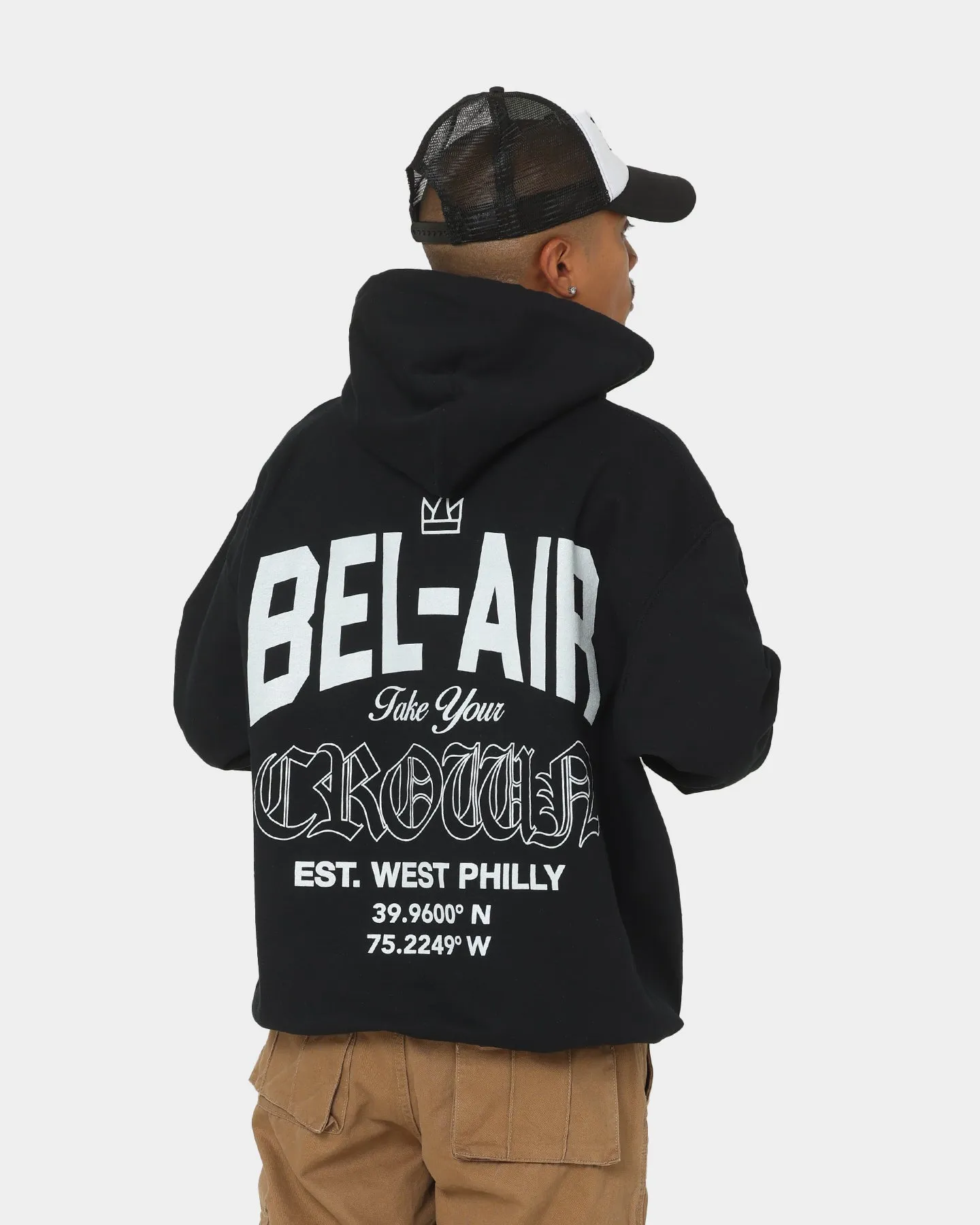 Bel Air Take Your Crown Hoodie Black