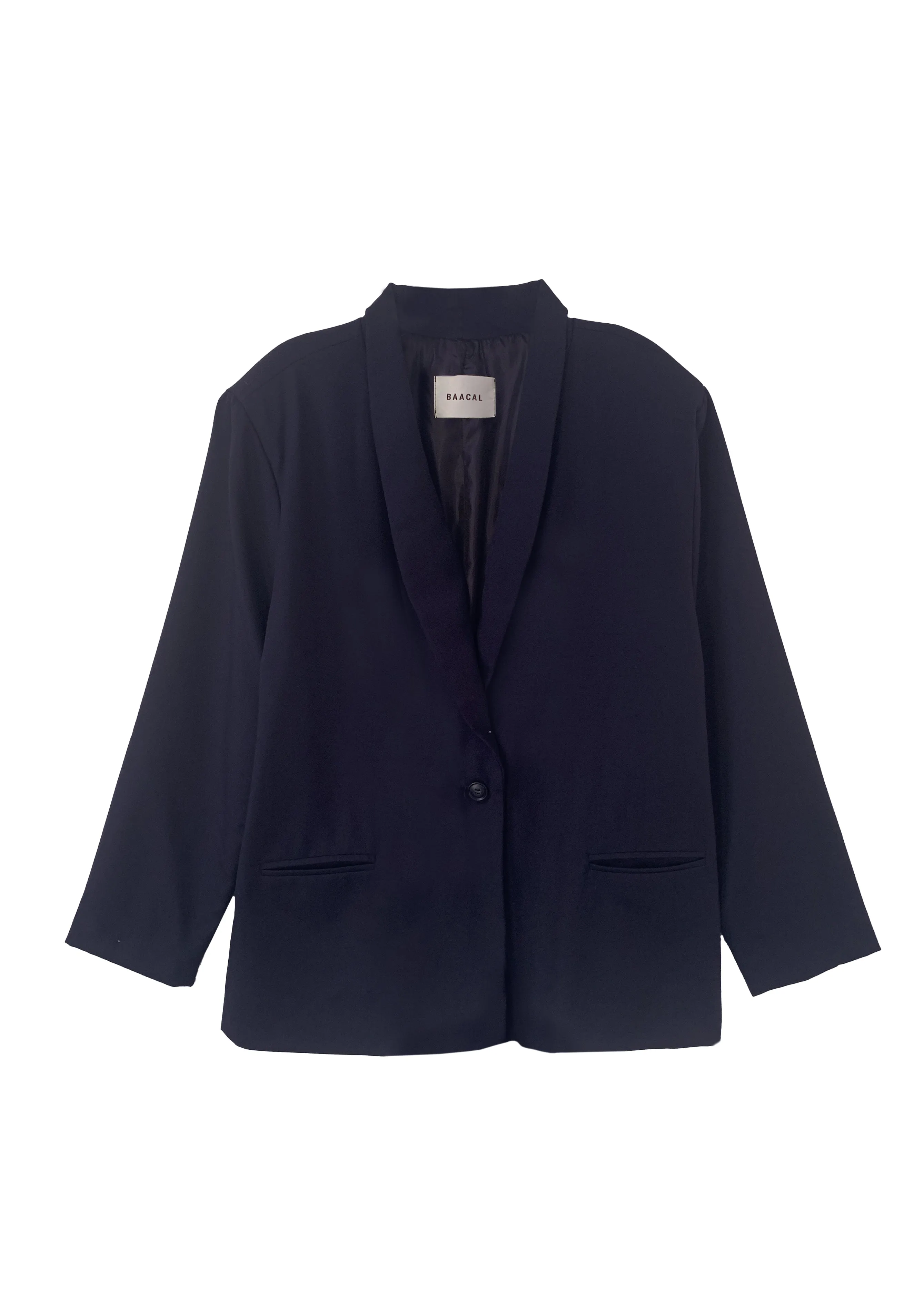 Bett Soft Tailored Blazer - Ink - BAACALxBECCA