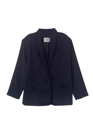 Bett Soft Tailored Blazer - Ink - BAACALxBECCA