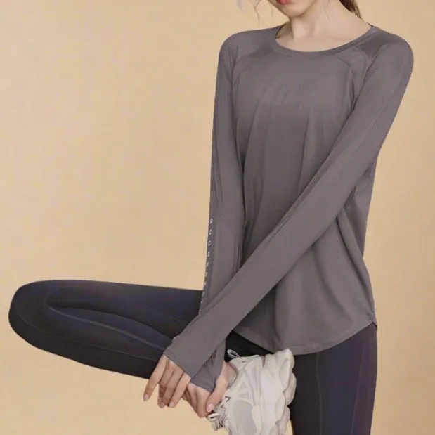 Breathe Easy Long Sleeve Active Top