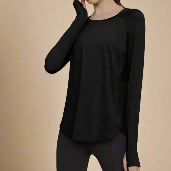 Breathe Easy Long Sleeve Active Top