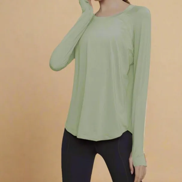 Breathe Easy Long Sleeve Active Top