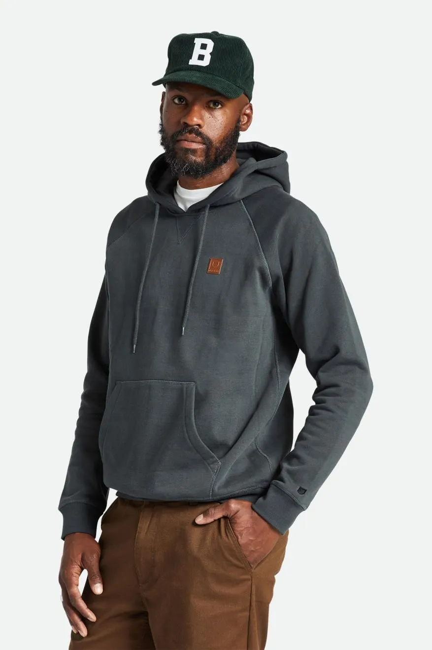 Builders Water Resistant Heavyweight Fleece Hood - Washed Black