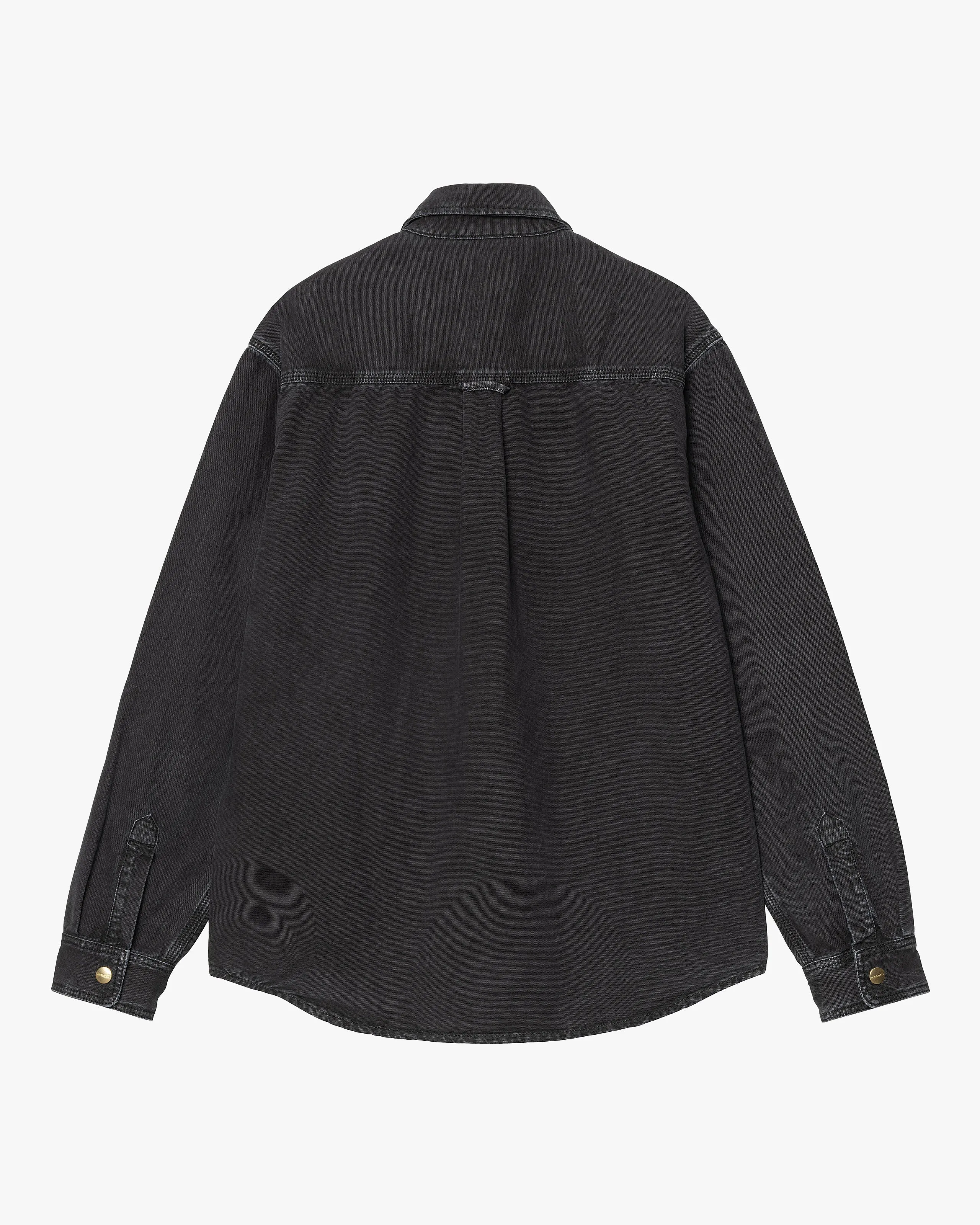 Carhartt WIP Conro Shirt Jacket - Black Stone Dyed