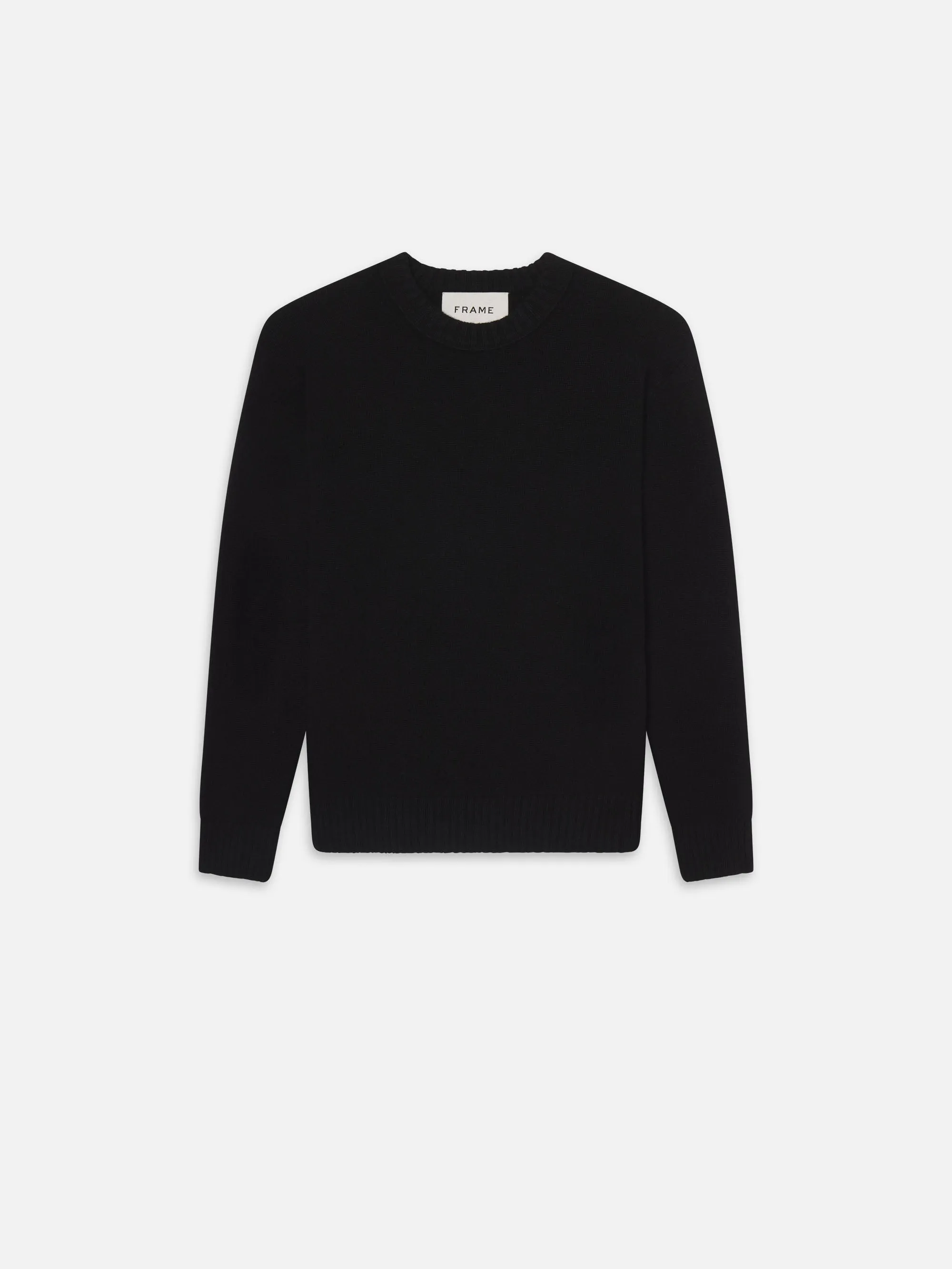 Cashmere Crewneck Sweater -- Noir