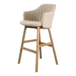 Choice Bar Chair - Wood Base - w/ Back and Seat Cushion