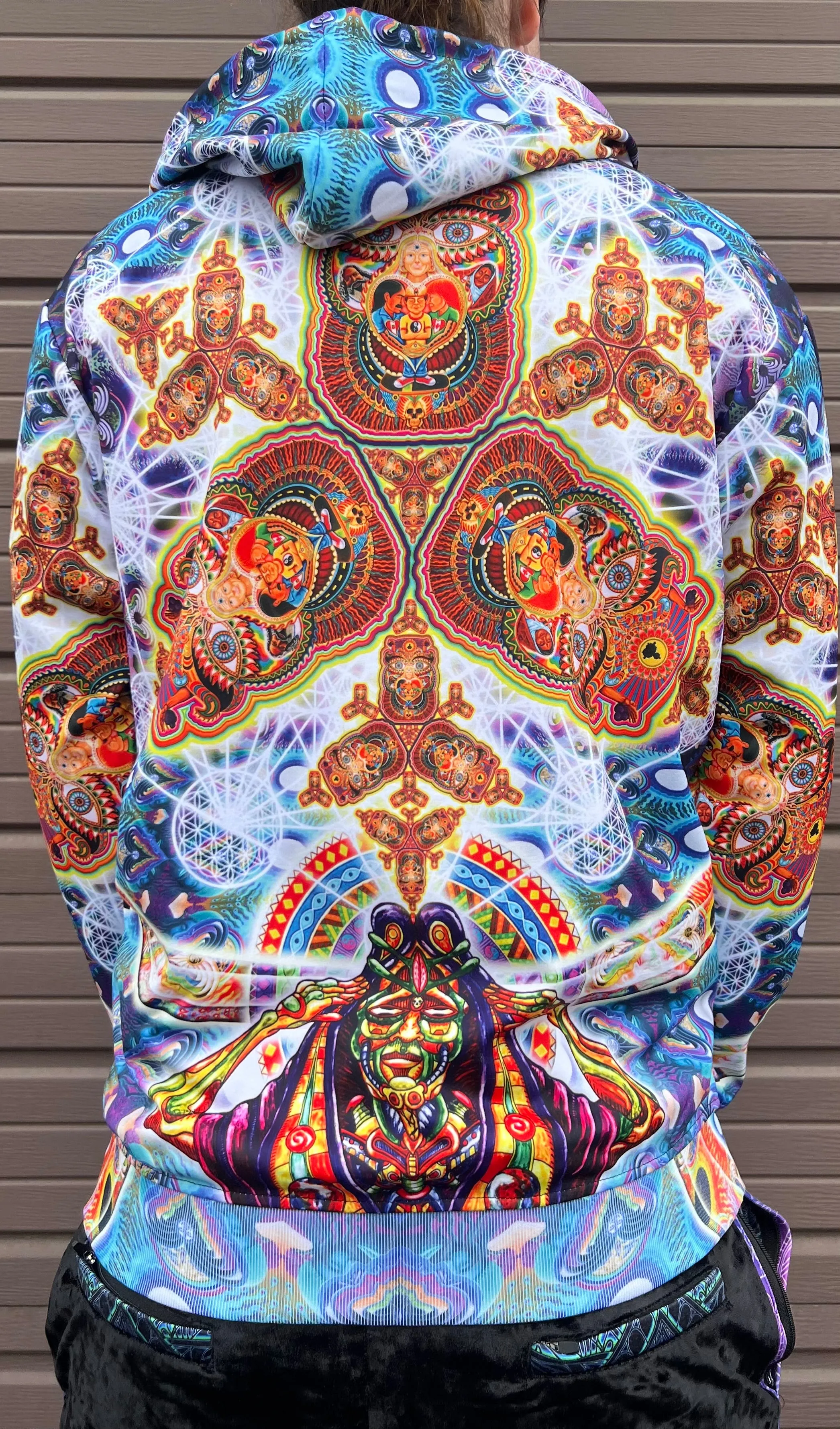 Chris Dyer - "Fractal Demention" - Zip Up Hoodie