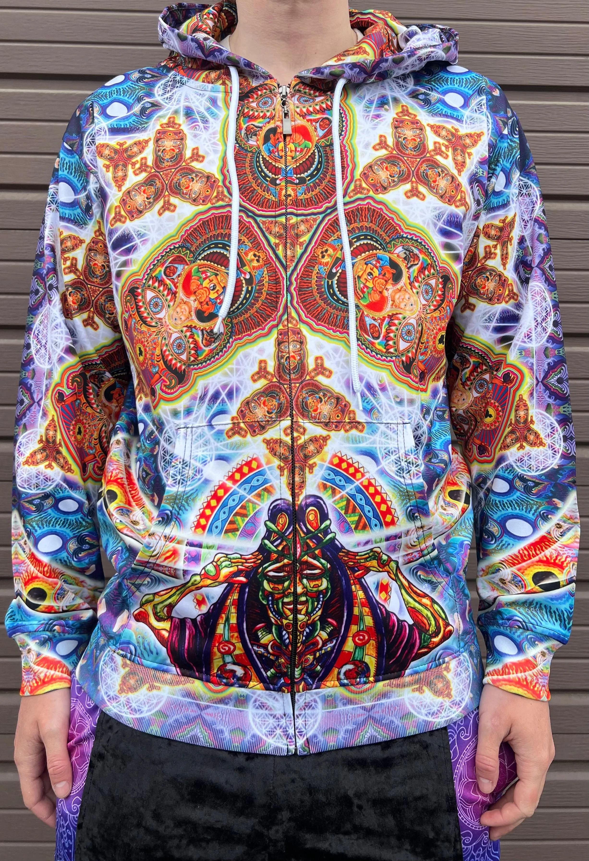 Chris Dyer - "Fractal Demention" - Zip Up Hoodie