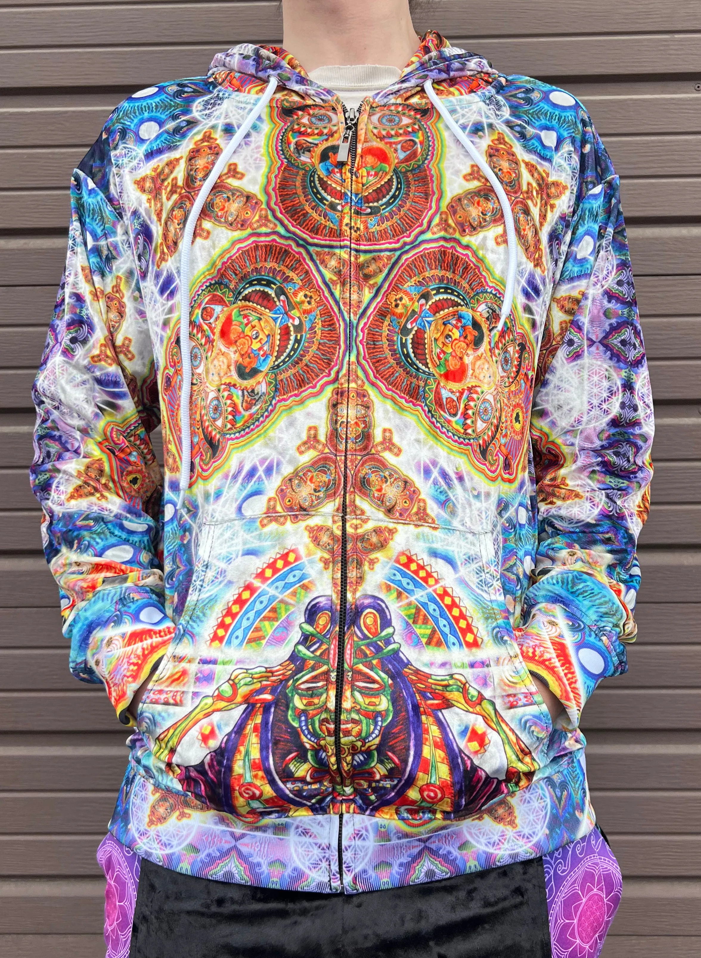 Chris Dyer - "Fractal Demention" - Zip Up Hoodie