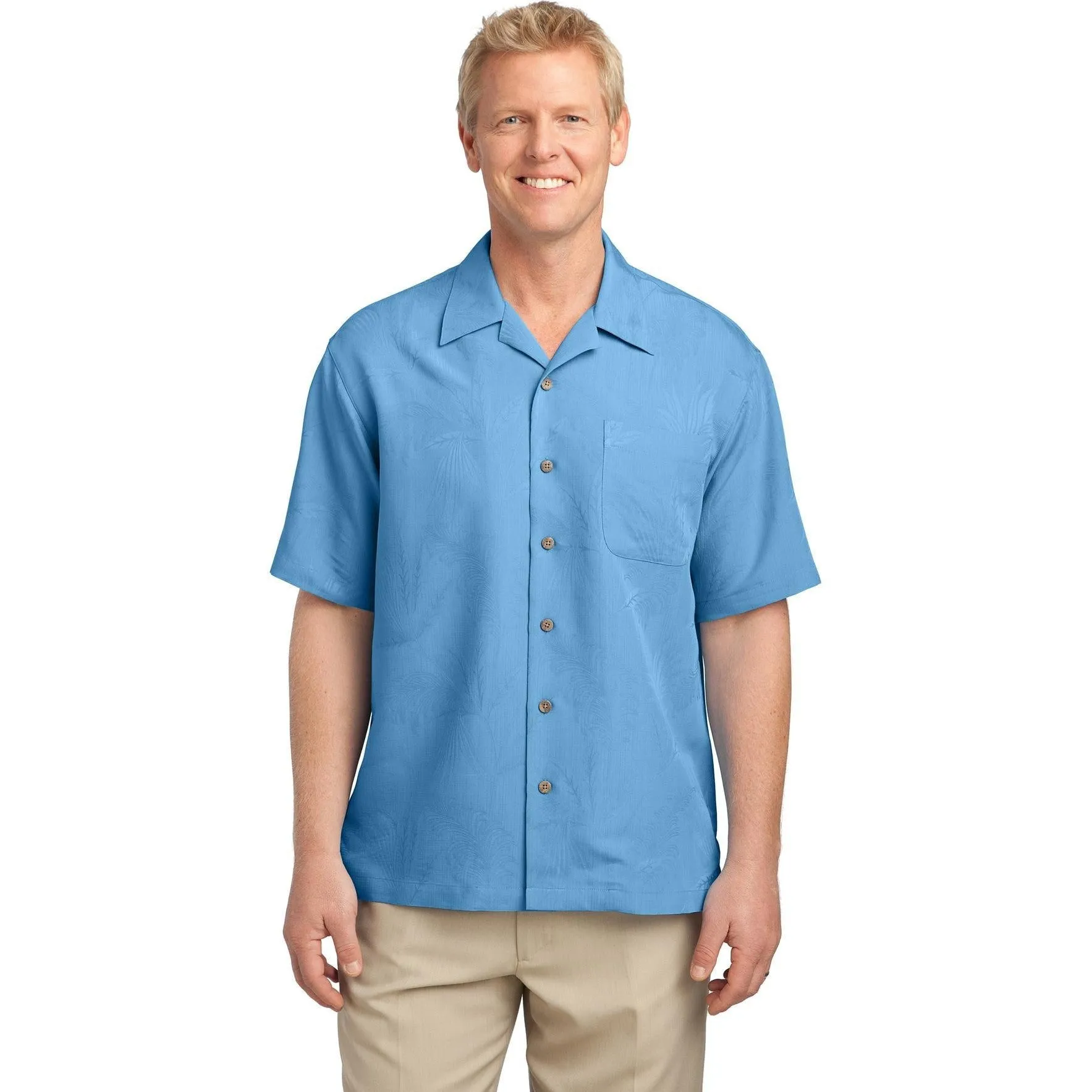 CLOSEOUT - Port Authority Patterned Easy Care Camp Shirt