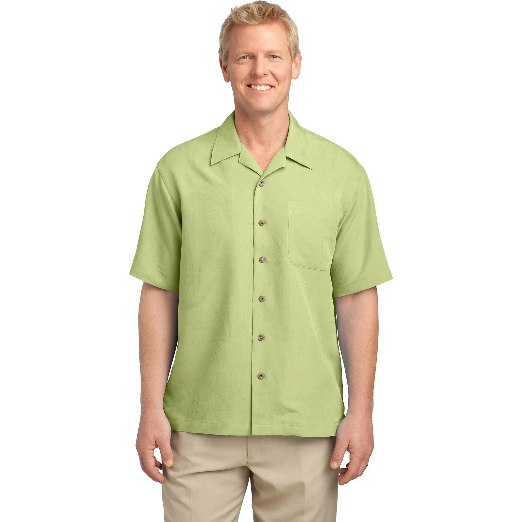 CLOSEOUT - Port Authority Patterned Easy Care Camp Shirt