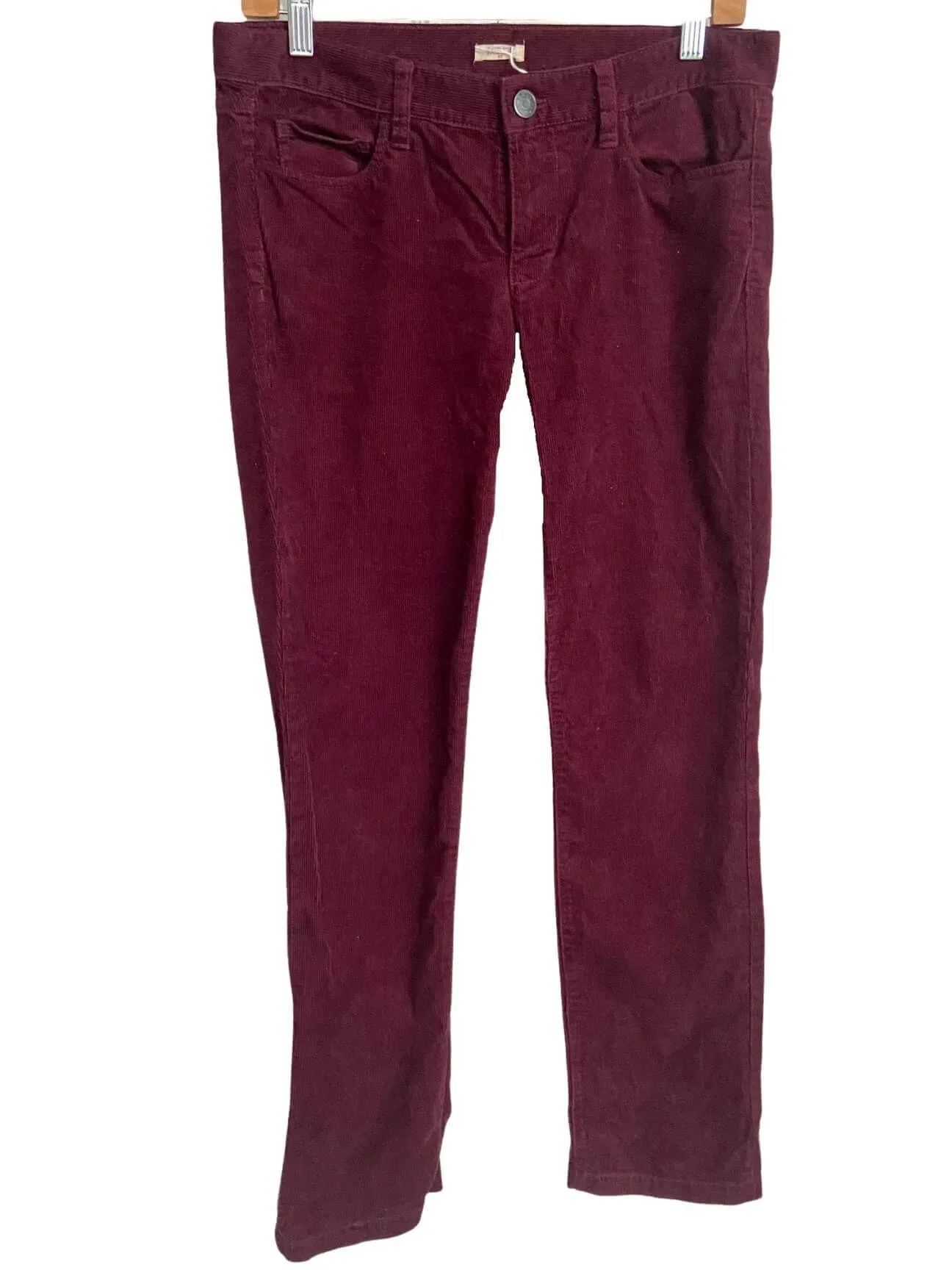 Dark Winter Burgundy Corduroy Pants