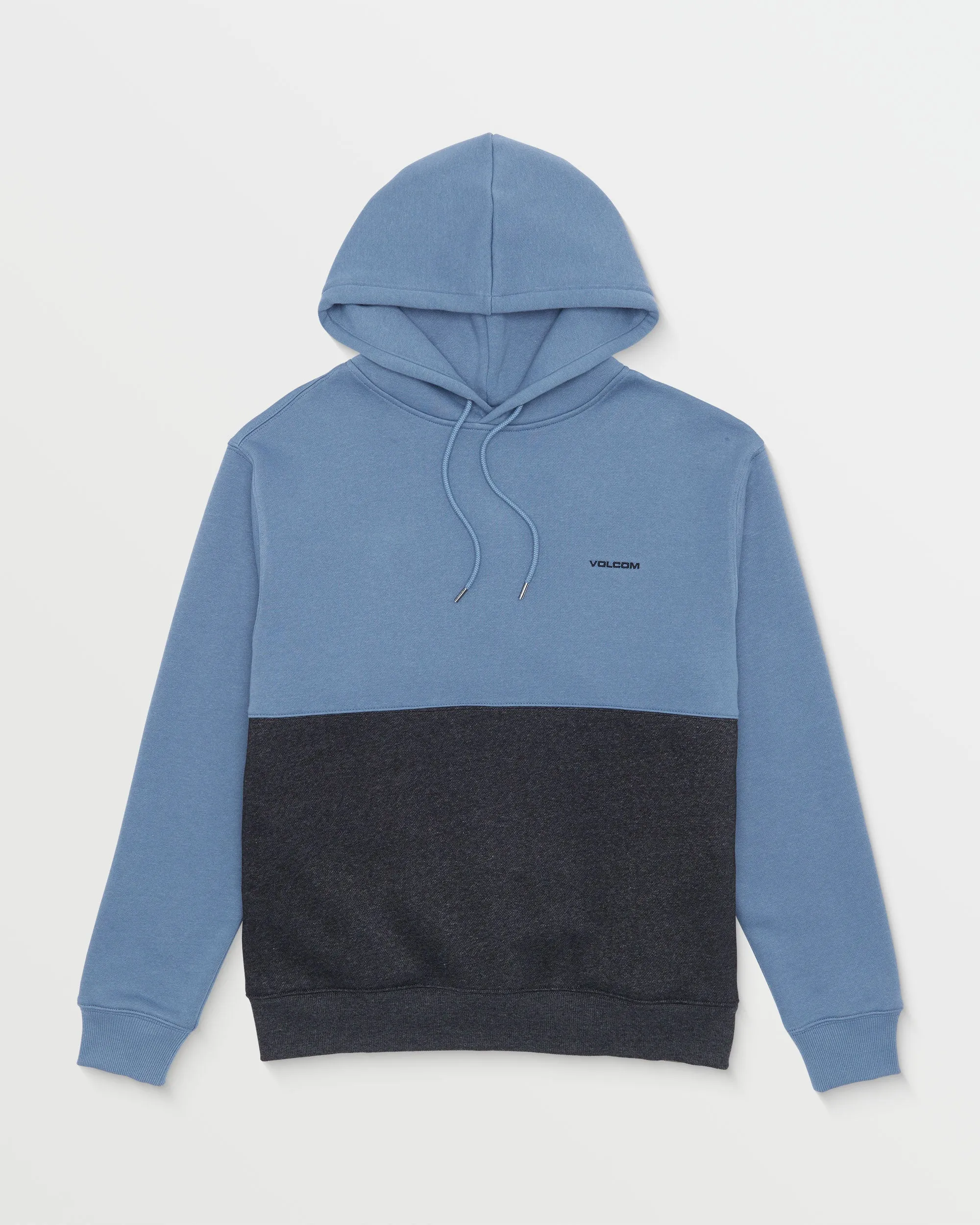 Divided Pullover Hoodie - Blueberry