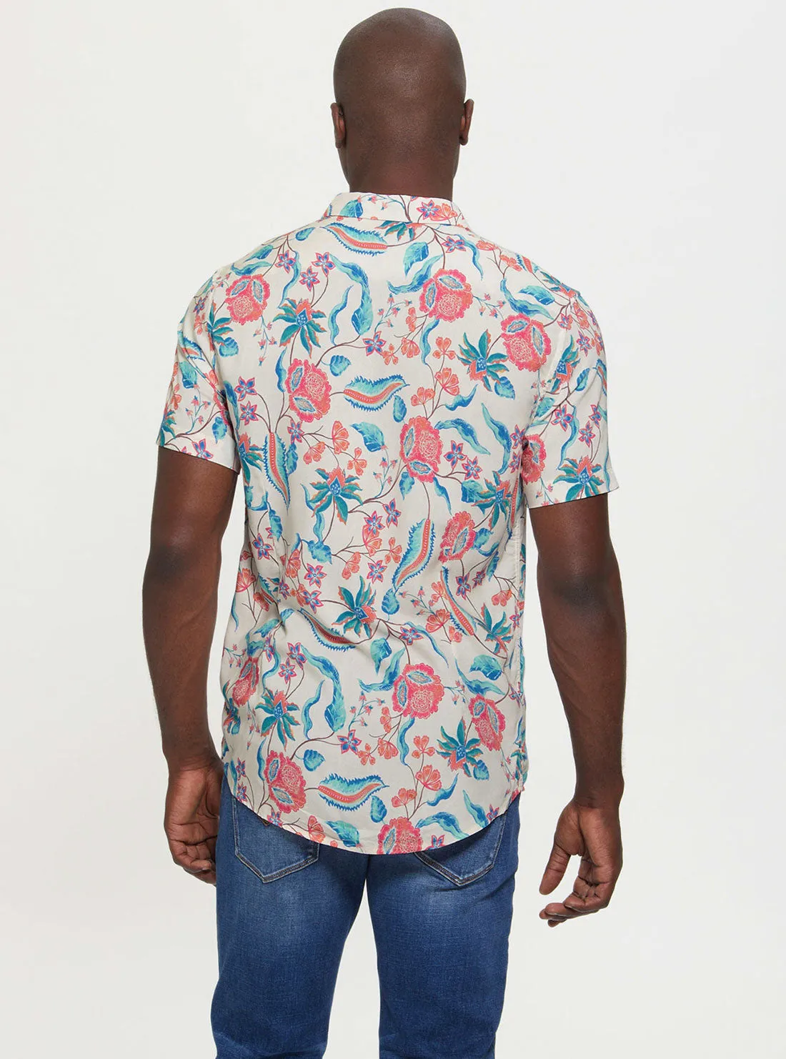 Eco Floral Estate Rayon Shirt