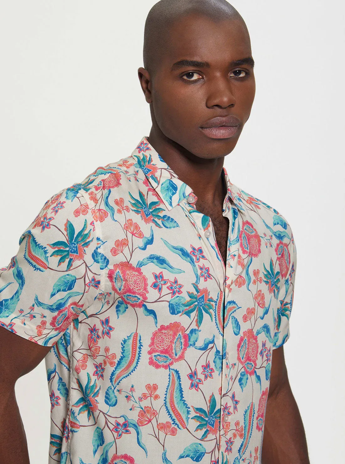 Eco Floral Estate Rayon Shirt