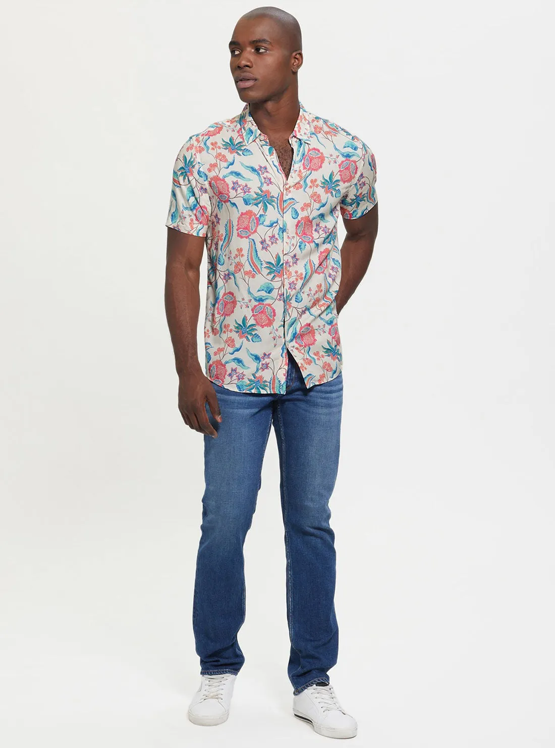 Eco Floral Estate Rayon Shirt