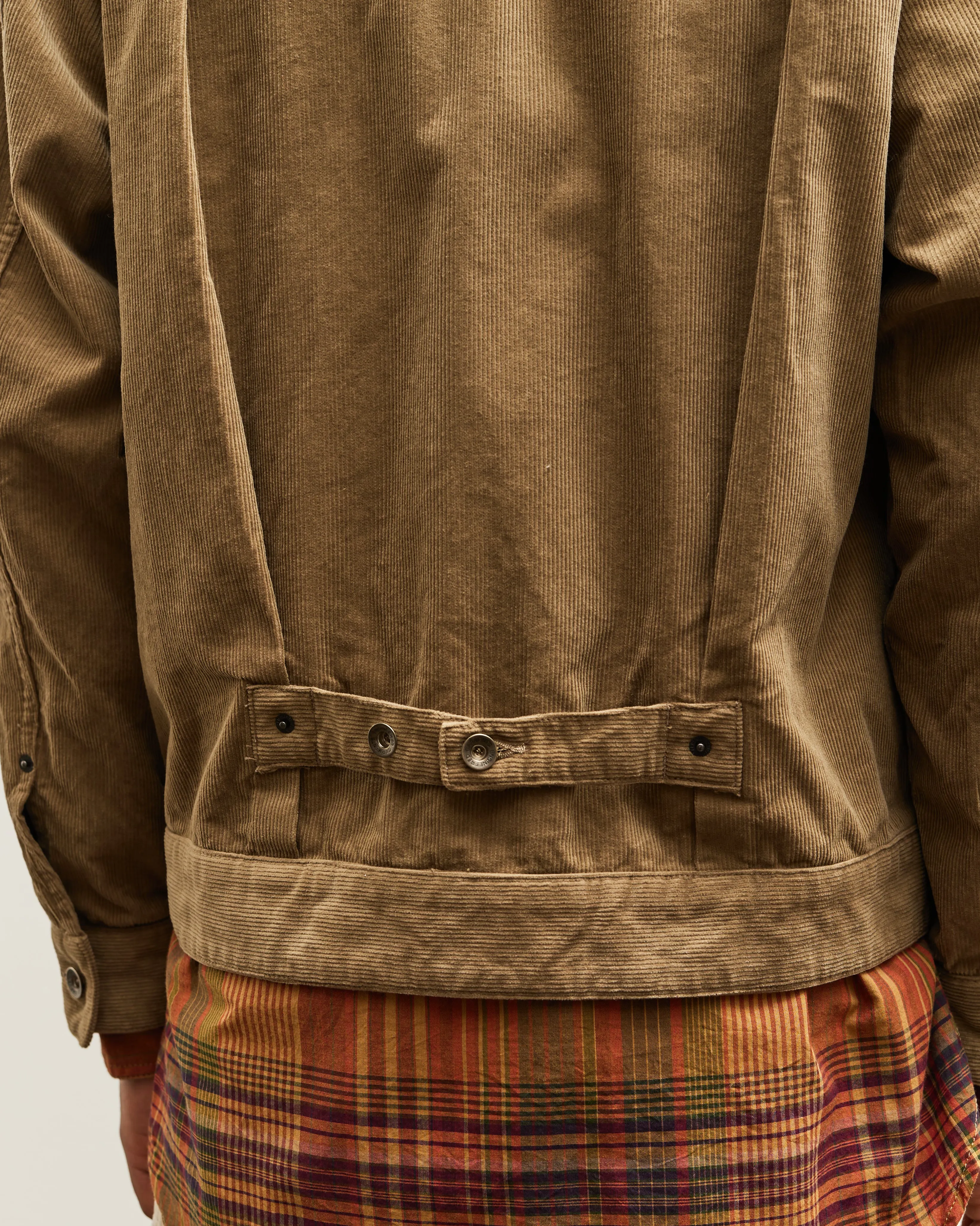 Engineered Garments Corduroy Trucker Jacket, Khaki