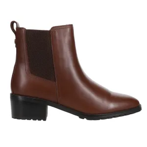 Fedra Chelsea Zippered Round Toe Boots