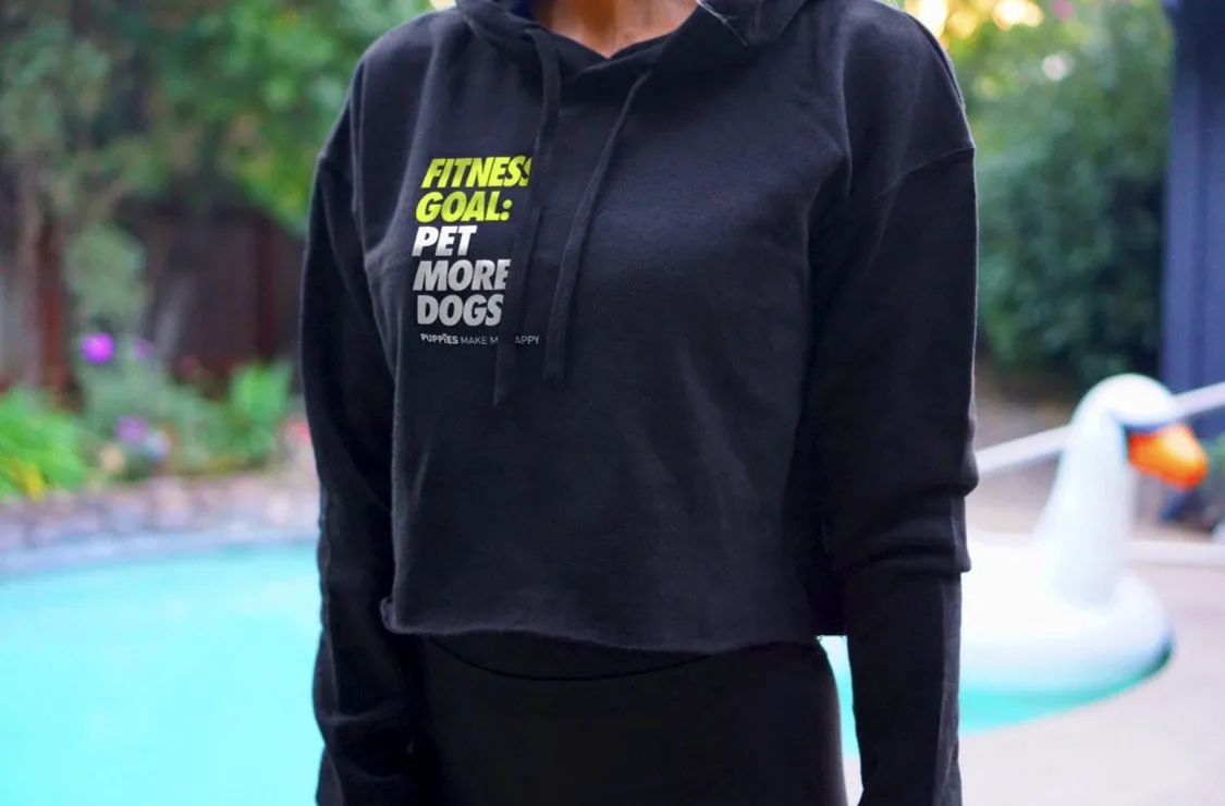 Fitness Goals | Crop Hoodie