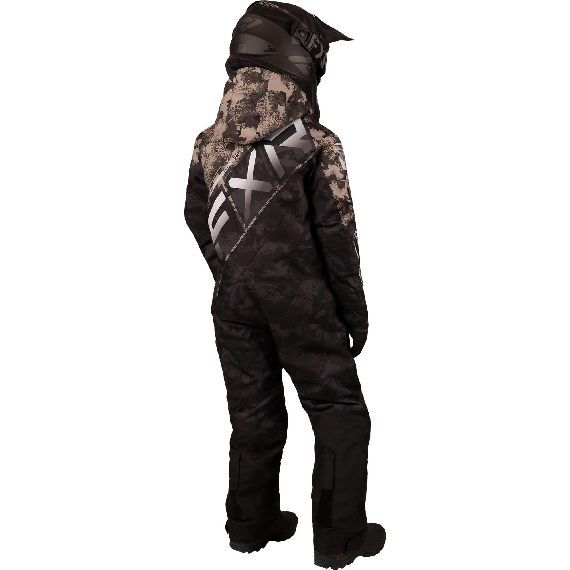 FXR Child CX Snowmobile Monosuit Army Camo/Black Camo