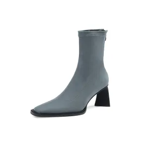 FY Zoe Stylish Heeled Ankle Boots