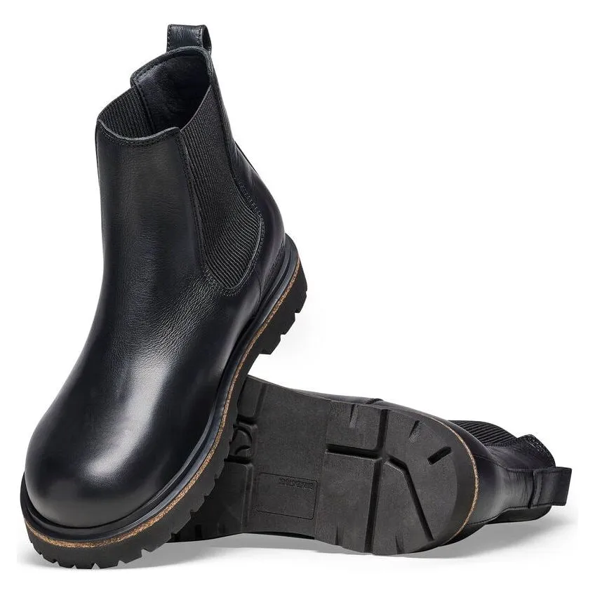 Highwood Slip On Men Leather Boot - Black