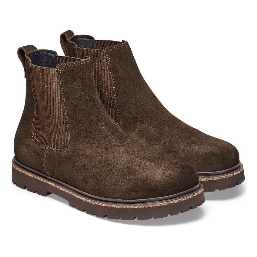 Highwood Slip On Men Suede Leather Boot - Mocha