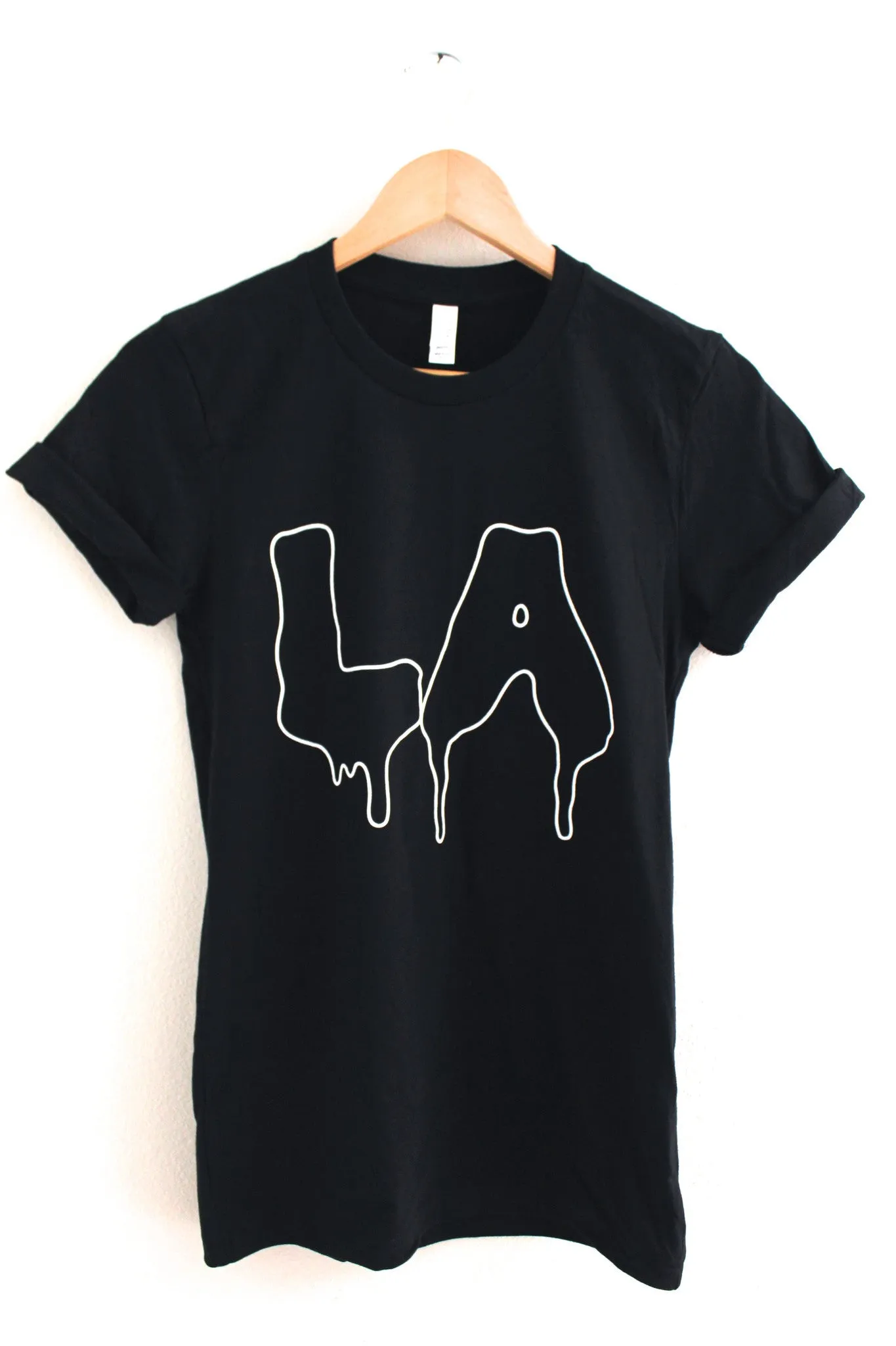 LA Drip Black Graphic Unisex Tee