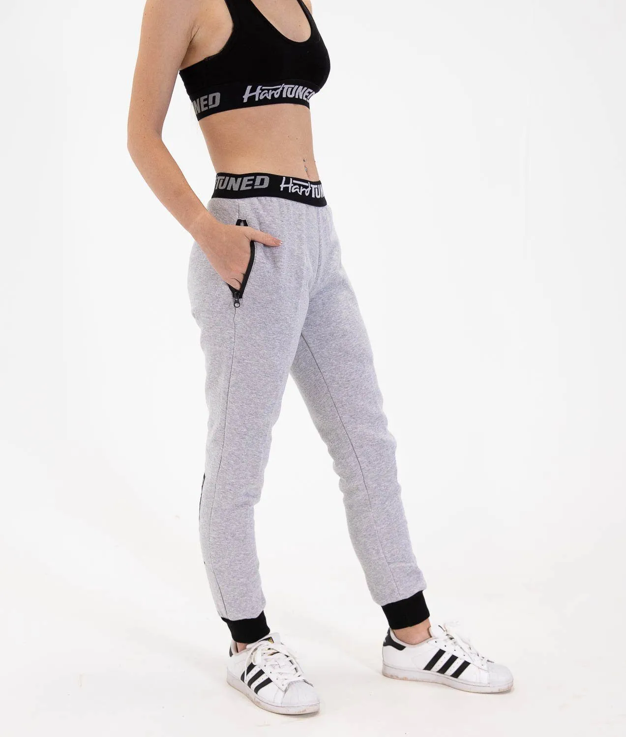 Ladies Power Over Trackies - Grey