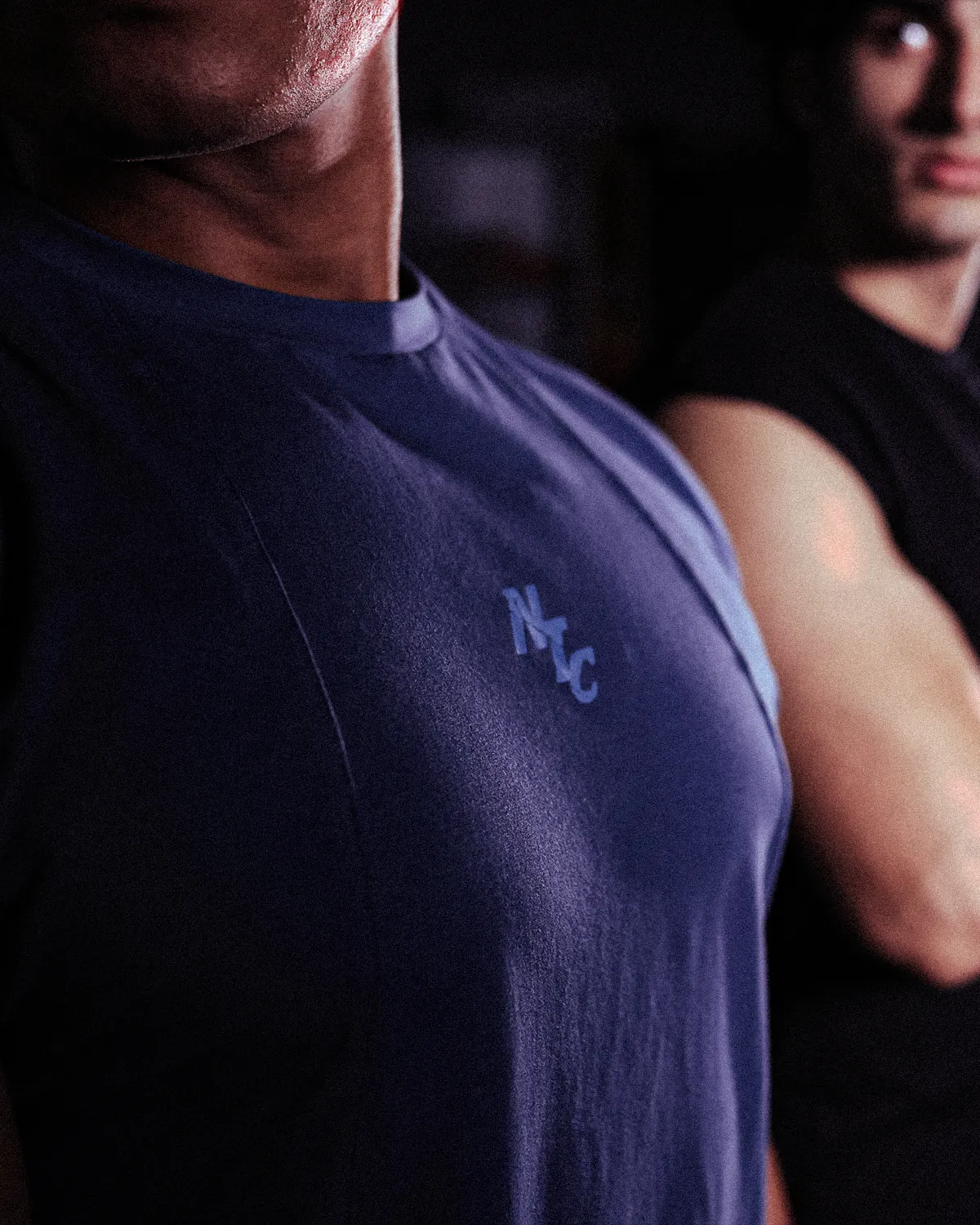 Legacy Cut Off Tank - Titanium Blue