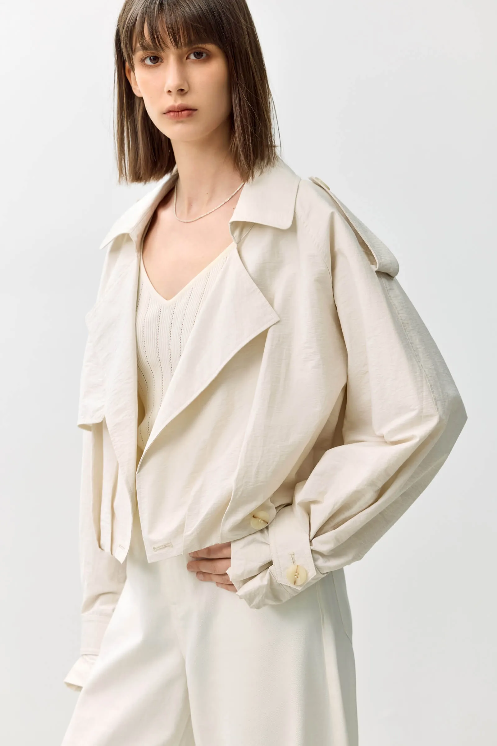 LILY Trench Collar Designer Jacket