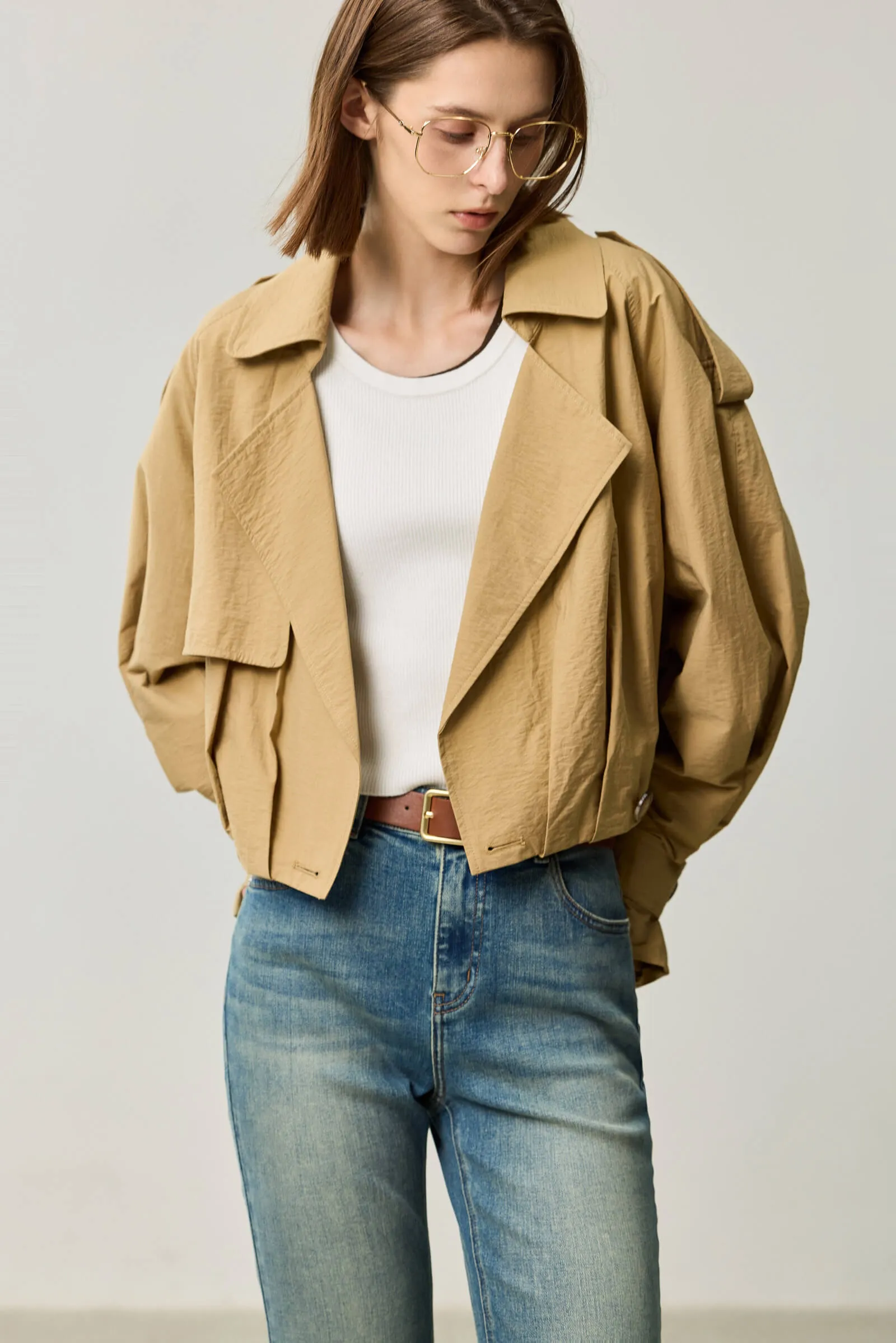 LILY Trench Collar Designer Jacket