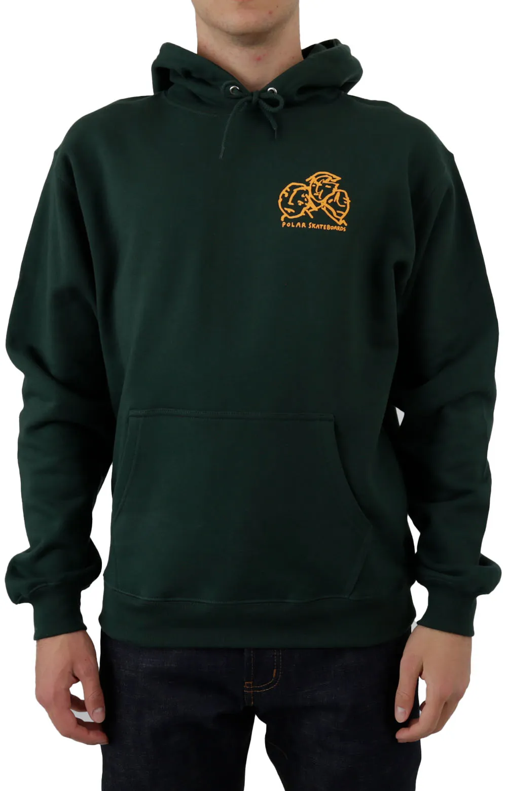 Lunch Doodle Pullover Hoodie - Dark Green