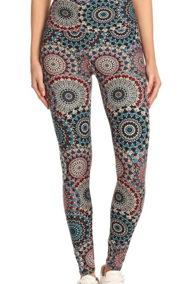 Mandala Jewel Yoga Legging