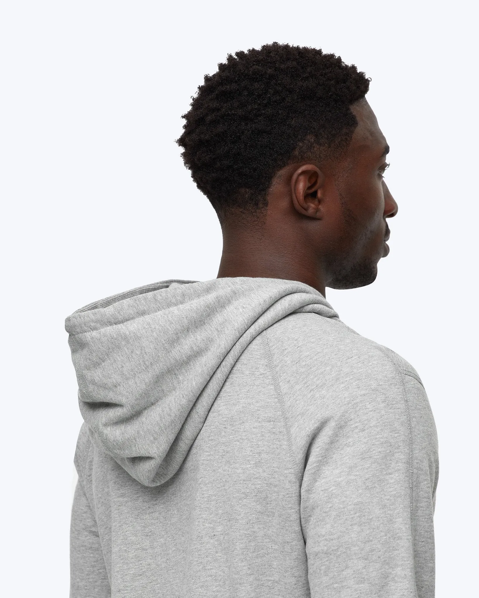 Midweight Terry Full Zip Hoodie RC-3205 Grey