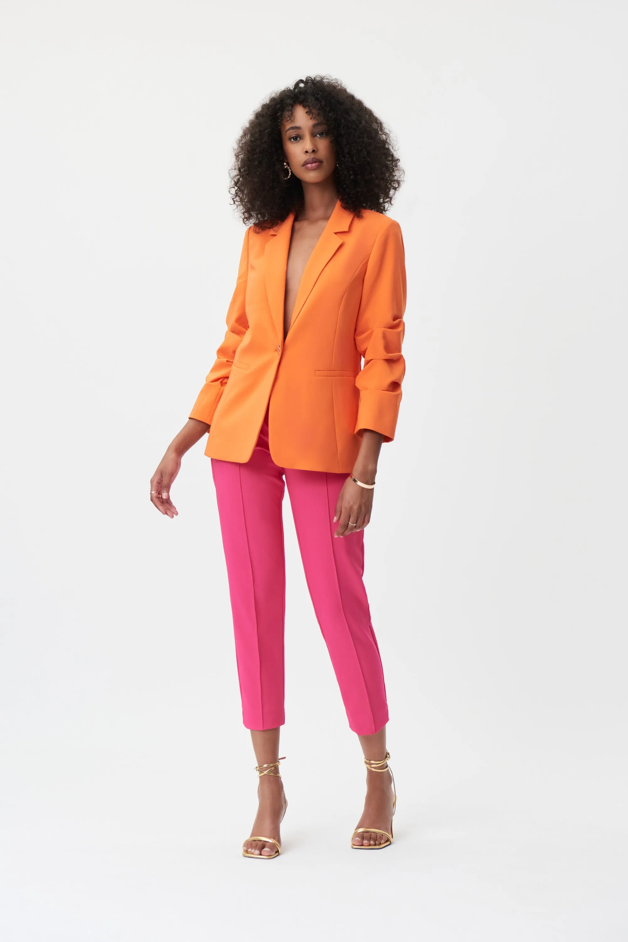 Notched Collar Blazer Style 232921