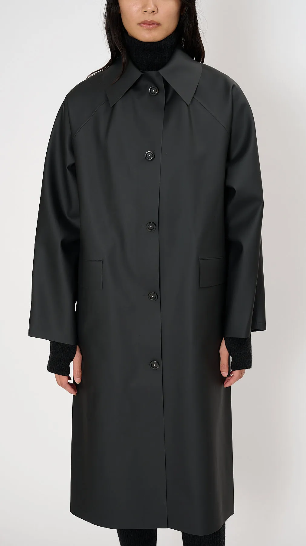 Original Below Rubber Coat in Black