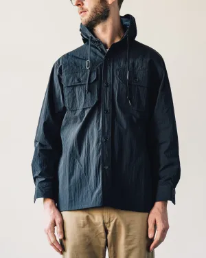 orSlow Hooded Shirt Jacket, Black