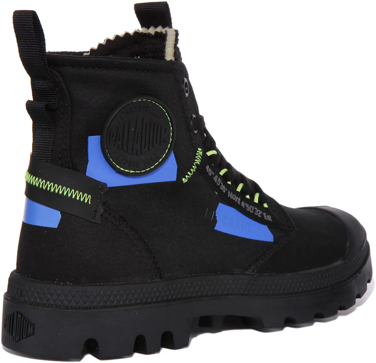 Palladium Pampa Hi In Blue Black