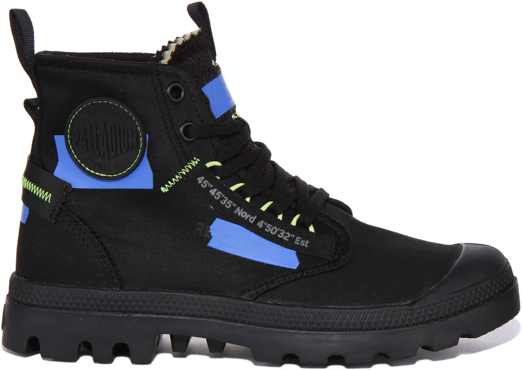 Palladium Pampa Hi In Blue Black