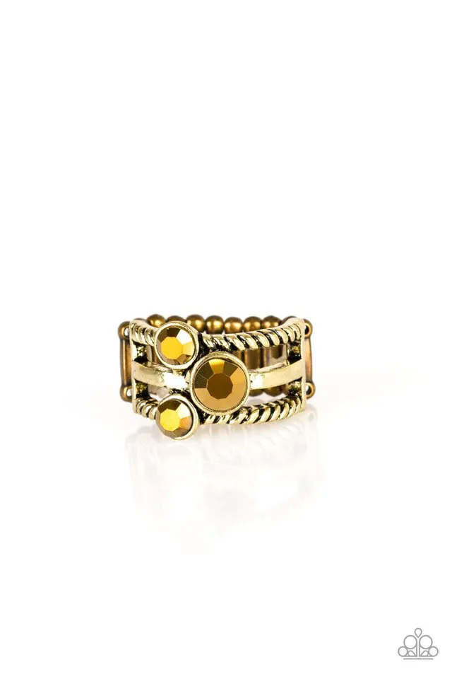 Paparazzi Ring ~ Head In The Stars - Brass