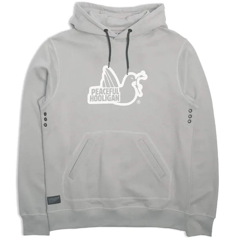 Peaceful Hooligan Hoodie Outline Chiseled Stone