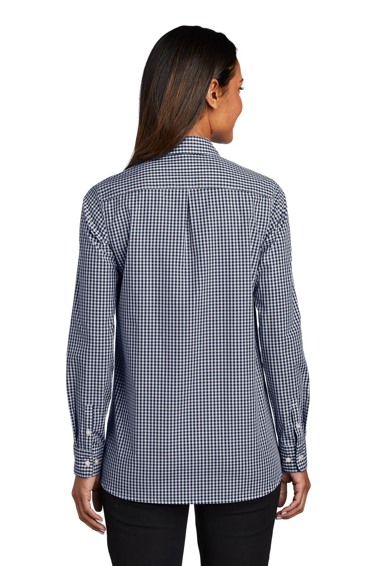 Port Authority Ladies Broadcloth Gingham Easy Care Shirt LW644